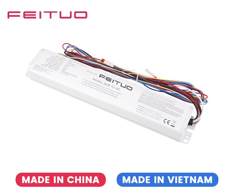 Paquete de batería de emergencia LED con paquete de batería interna Paquete de batería de emergencia LED con paquete de batería interna